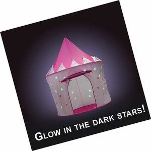 5-Piece Princess Castle Girls Pop Up Play Tent & Dress Up Costume Bundle…